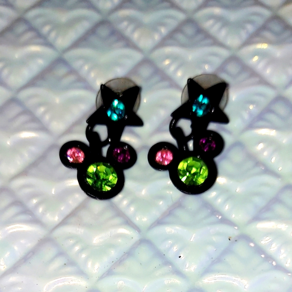 Colorful Mickey Mouse Earrings